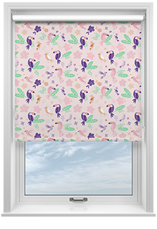 Paradise (Blackout), Blush - Twist&Fit Roller Blind